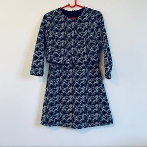 Topshop long sleeved layered dress size 8US